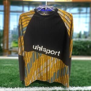 Vtg uhlsport football shirt mens XL goalkeeper template 90s Soccer Jersey